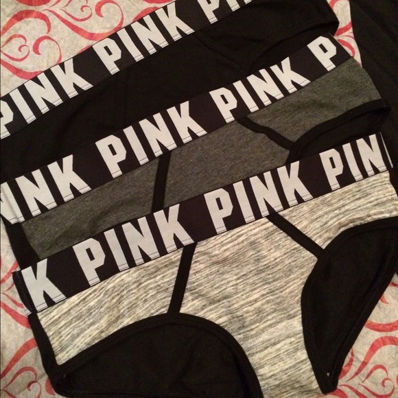 Pink logo panties