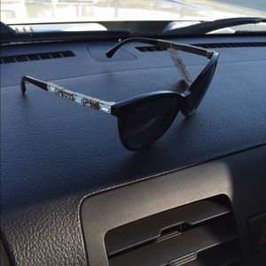 Chanel sunglasses and tor burch flats