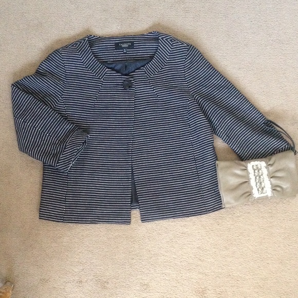Talbots polka dot jacket
