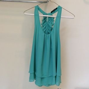 Naked zebra sea foam blouse