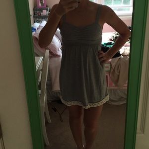PINK Grey Dress