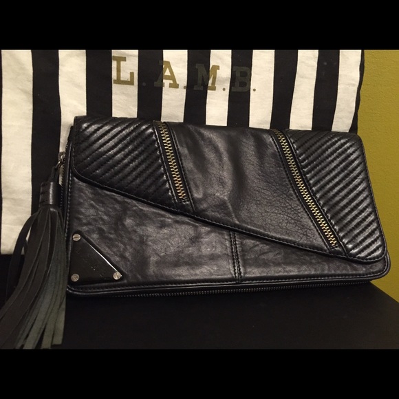 L.A.M.B. Clutches & Wallets - LAMB Black Clutch