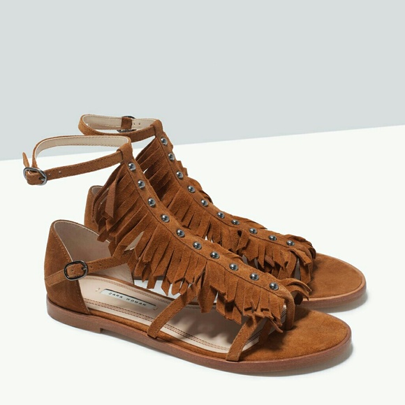 Zara Shoes - Zara fringe sandal