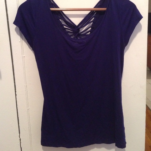 Forever 21 Tops - Soft Purple T-Shirt with Knot Detail