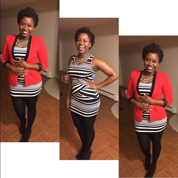 Vince Camuto Stripped Dress!