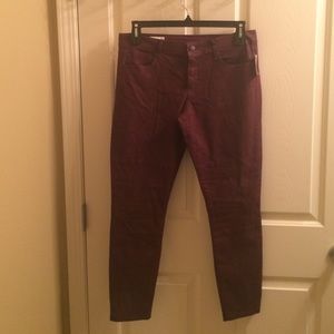 Maroon legging jeans (size 32)