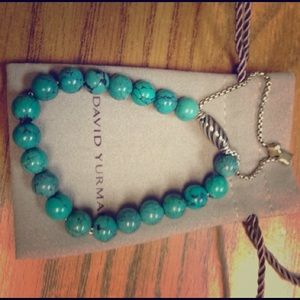 David Yurman Turquoise Spiritual Bead Bracelet