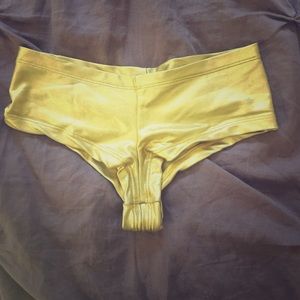 American Apparel Gold Cheeky bottoms