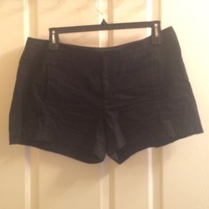 Black chino shorts