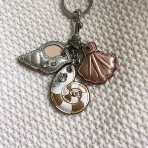 Coach Seashell Keychain