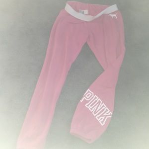 VS PINK elastic stretch sweat pants