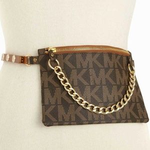 🎉 FLASH SALE🎉 Michael Kors MK logo belt bag belt