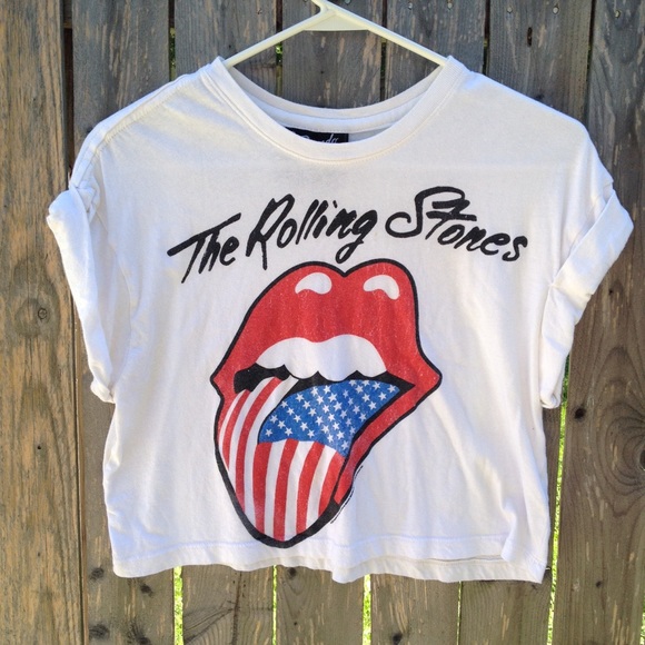 ❌SOLD❌ The Rolling Stones Cropped Tee
