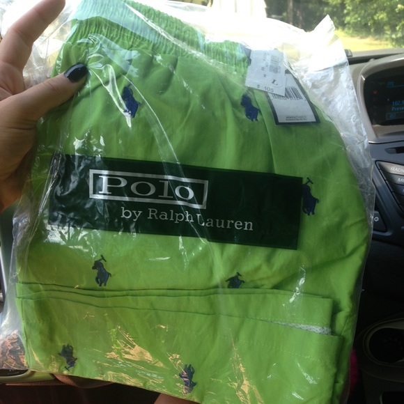 Polo swim trunks