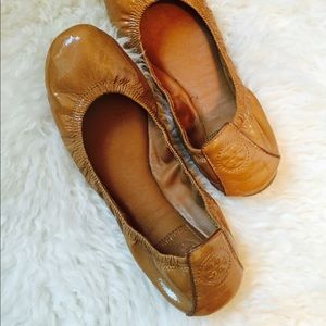 NEW IN BOX Tory Burch "Eddie" patent ballet flats