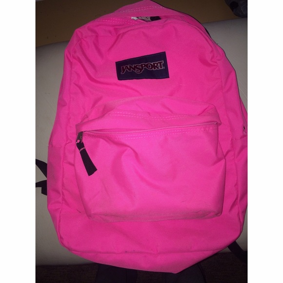 Pink Jansport backpack