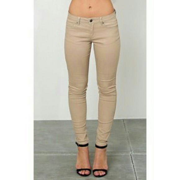 Spandex Khaki Pants - Picture 1 of 1