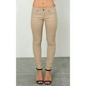 Spandex Khaki Pants