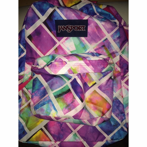 Multi-Color JanSport backpack
