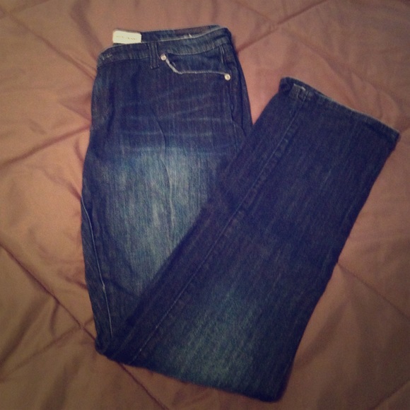 Denim jeans.