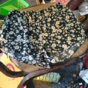 Black Daisy Shorts