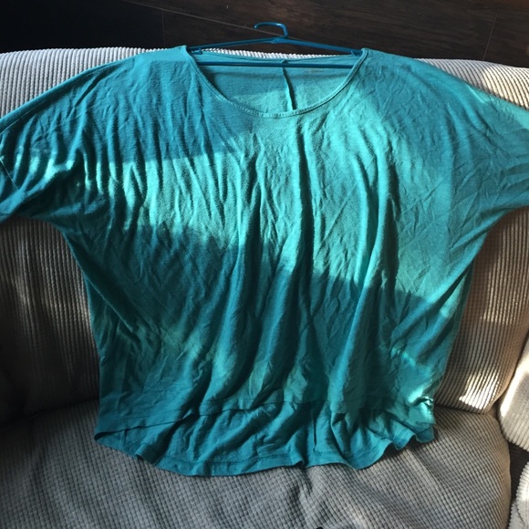 Blue / turquoise high low top