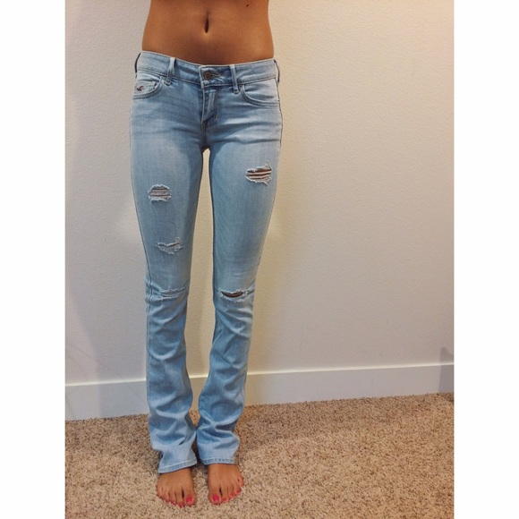 hollister high waisted bootcut jeans