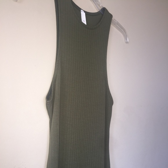 Olive Scuba Dress NWOT - Picture 4 of 4