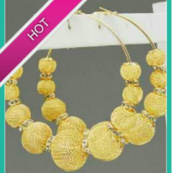 Mesh Ball Earrings