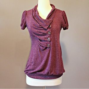 Mine brand short-sleeve sweater top