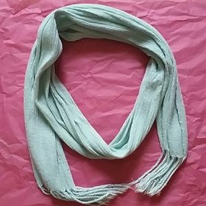 Mint thin scarf