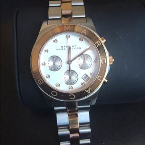 LAST CALL‼️ MARC JACOBS Rose Gold/Silver Watch