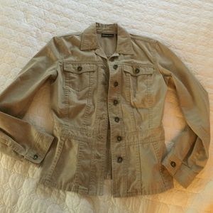 DKNY fitted cargo blazer