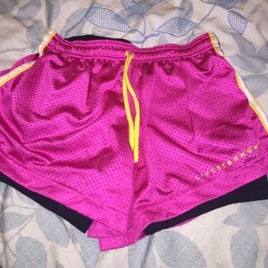 Live strong running shorts