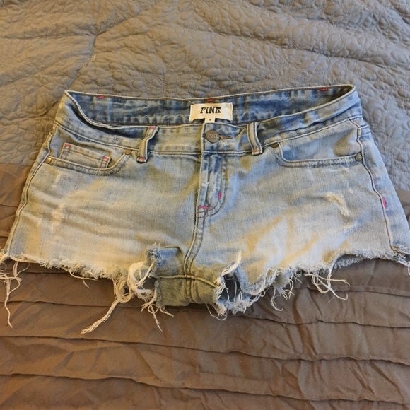 Victoria's Secret Pink Jean Short Shorts