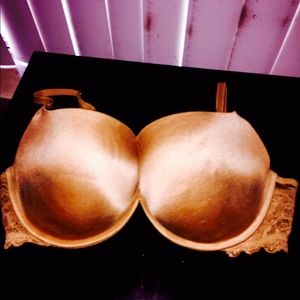 Victoria's Secret Balconette Bra Size 38D in nude