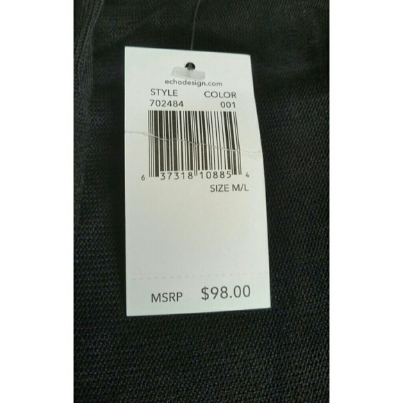 Echo Design Draped Open Cardigan - Picture 3 of 3