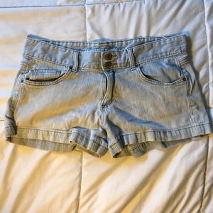 Lightwash Denim Shorts