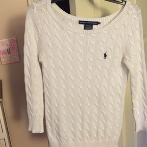 White Ralph Lauren Sport Sweater