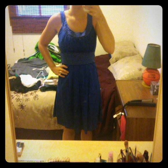 Royal blue dress