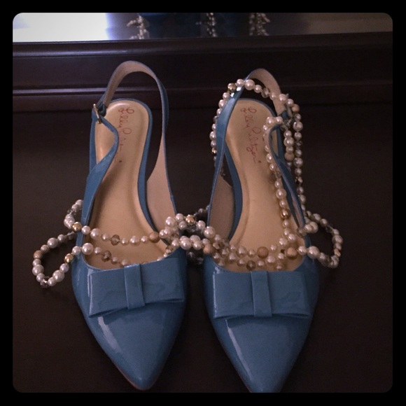 Lilly Pulitzer Baby Blue High Heels 👠