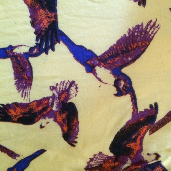 Yellow Sundress with Parrot Print - Picture 3 of 3