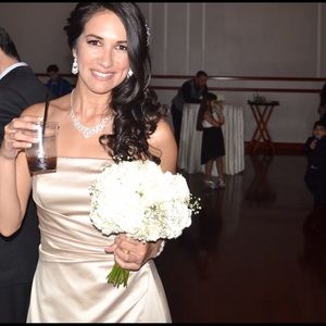 Champagne Bridesmaid Dress