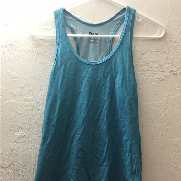 Nike dri-fit blue tank top - Picture 1 of 2