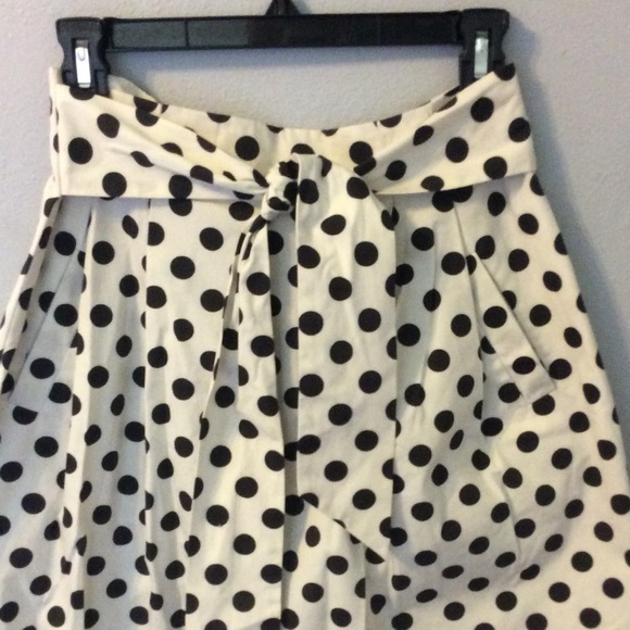 J. Crew Polka Dot Tie Skirt - Picture 4 of 4