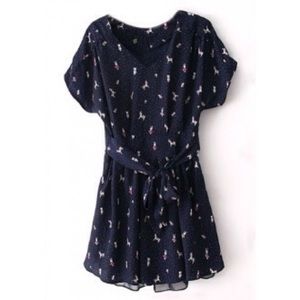 Rocking Horse Print Dress