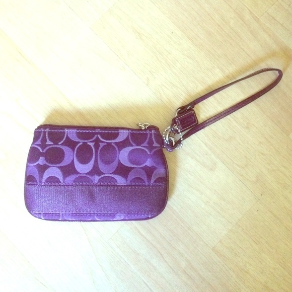 Coach Clutches & Wallets - Purple Coach Wristlet