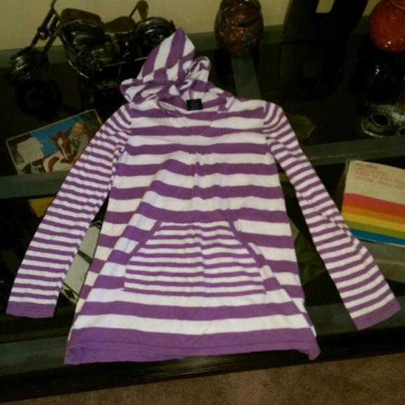 Girls striped sweater hoodie