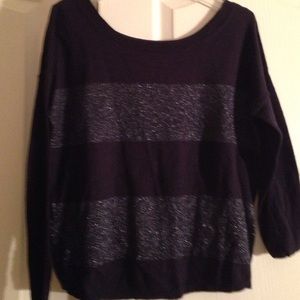 Banana Republic Navy Sparkle Sweater
