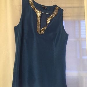 Silk and sparkle tank